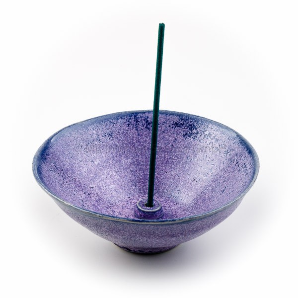 Japanischer Räucherstäbchenhalter Umi (Ozean), violett