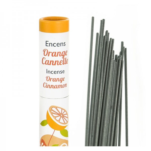 Zimt, Orange, Gewürznelke - Pflanzliche Räucherstäbchen Herbosense Les Encens du Monde