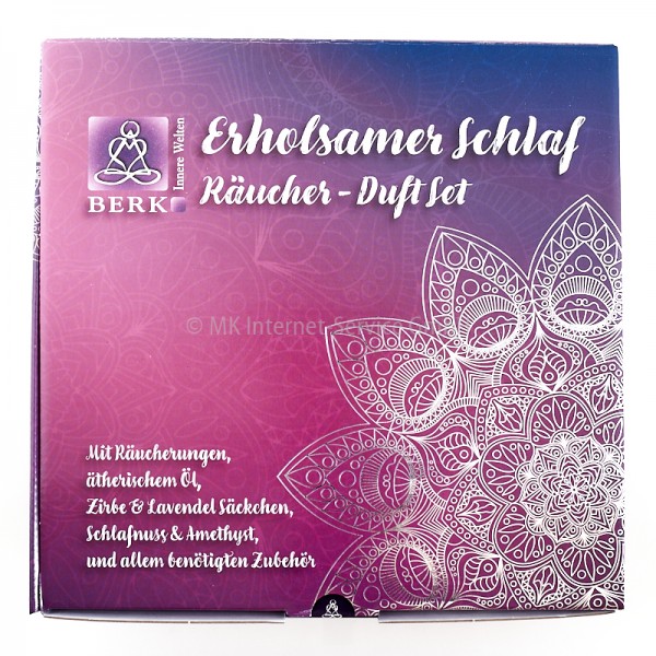 Räuchersortiment und Duftset "Erholsamer Schlaf"