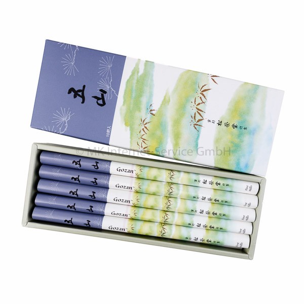 Gozan (Fünf Hügel) 10er Set - Japanische Räucherstäbchen Shoyeido