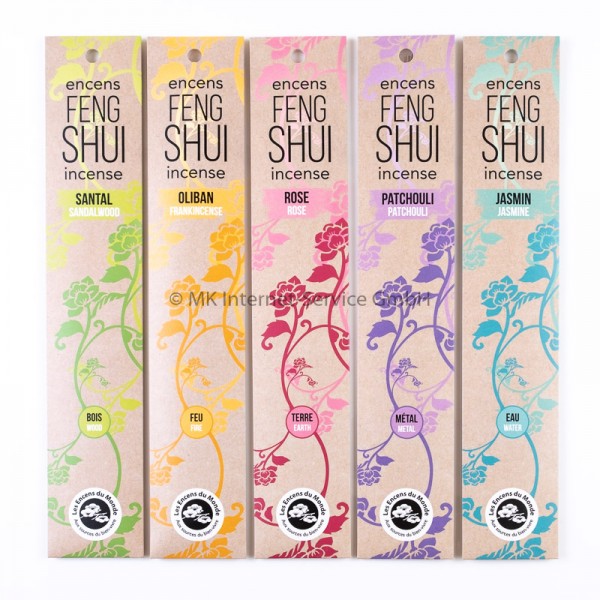 Feng Shui Räucherstäbchen-Sortiment von Les Encens du Monde