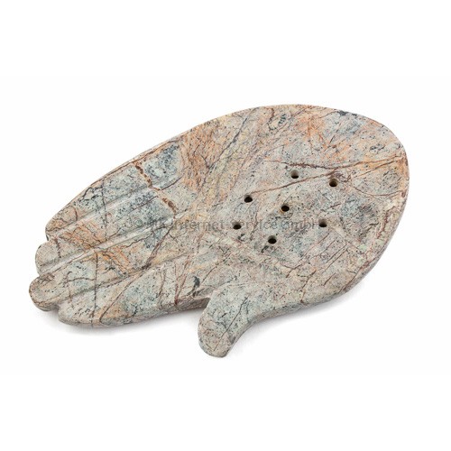 Halter Hand für tibetische Räucherstäbchen, gemustert