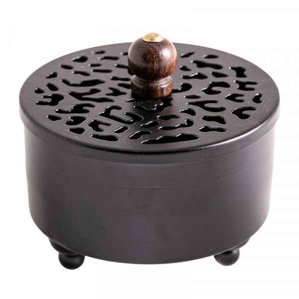 Räuchergefäß Devi mit Deckel aus Eisen