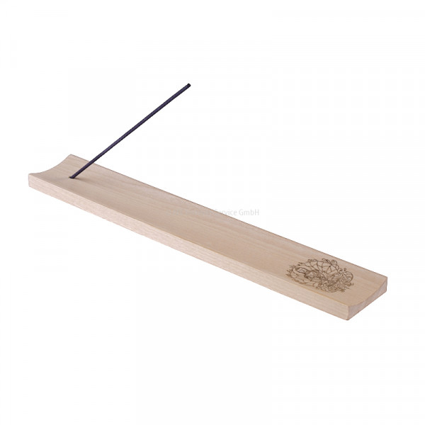 Räucherstäbchenhalter aus Edelholz mit Gravur "Buddha"