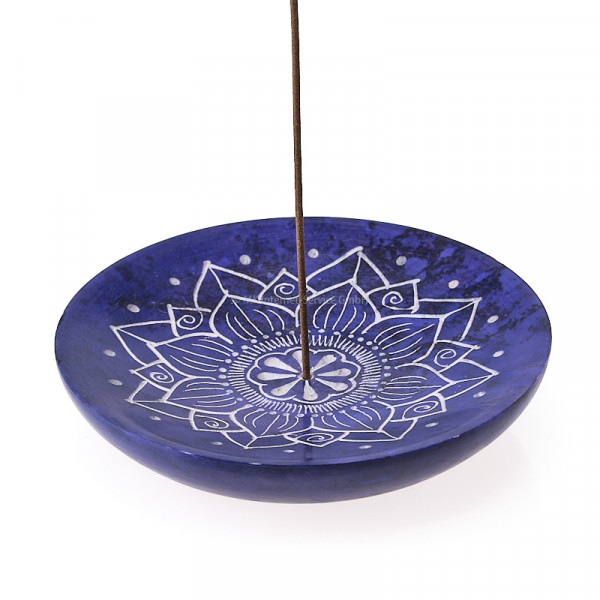 Räucherstäbchenhalter PANUPA rund, blau