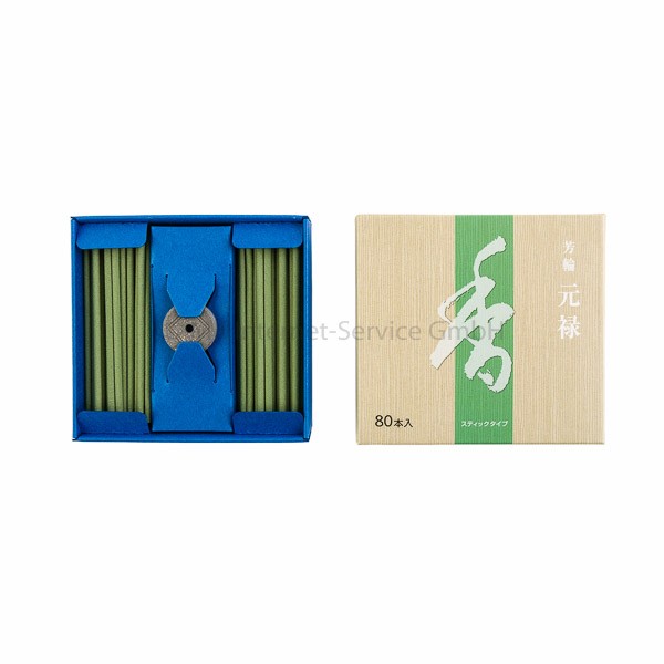 Horin Genroku (grün) - Japanische Räucherstäbchen Shoyeido (80)