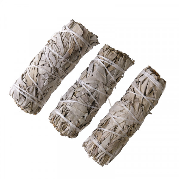 Mini Smudge Stick White Sage (Weißer Salbei) - 3er Set
