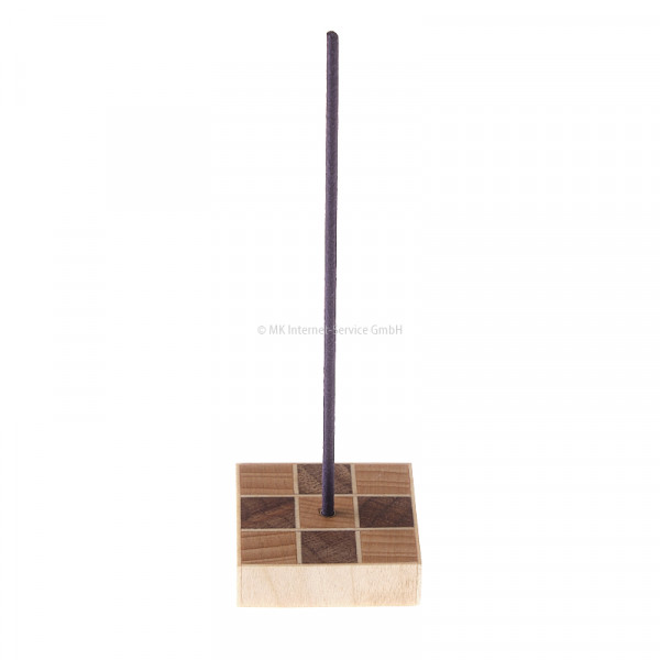 Räucherstäbchenhalter "Ichimatsu Yosegi" aus Edelholz