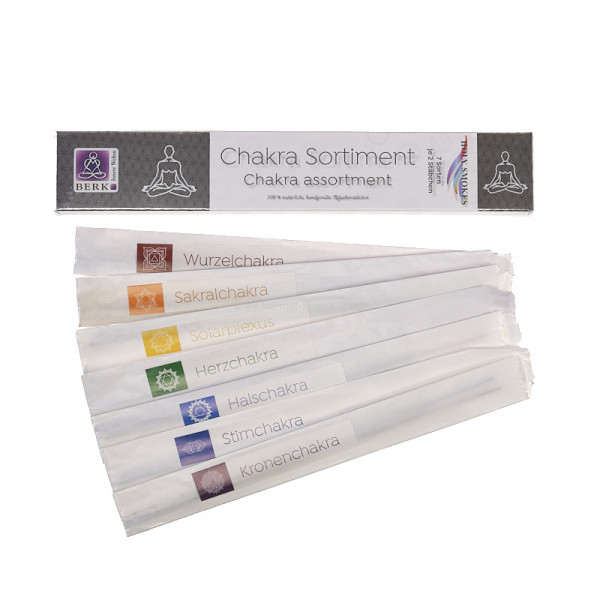 Indische Räucherstäbchen Chakra Line von Holy Smokes