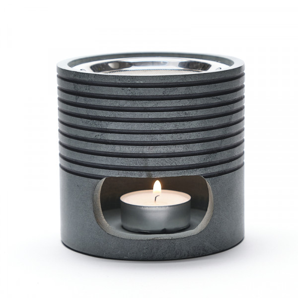 Räucherstövchen NERO mit Edelstahlsieb