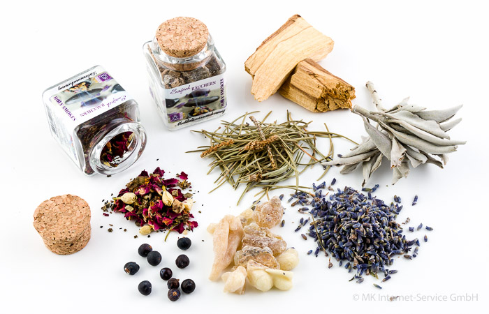 R&auml;ucherwerk - Harze, Balsame, Kr&auml;uter, Bl&uuml;ten, H&ouml;lzer