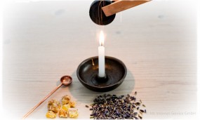 R&auml;ucherkohle anz&uuml;nden