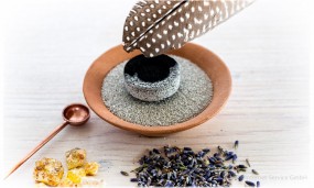 R&auml;ucherkohle durchgl&uuml;hen